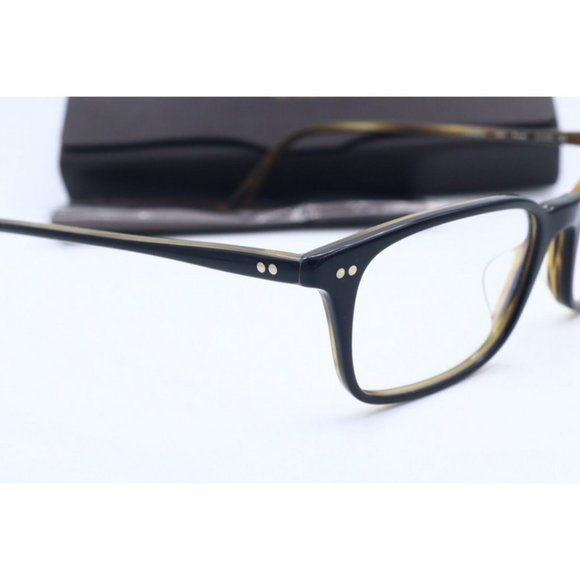 Oliver Peoples Roel OV5405U Black / Moss Tortoise Eyeglasses Clear Lenses - Picture 3 of 5
